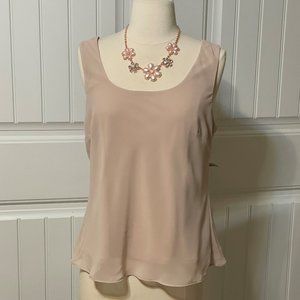 New Petite Alex Evenings Nude Blouse (p230)